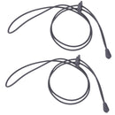 Reflective Shoe Laces Locking Shoelaces Running Cycling Shoestring Dark Grey