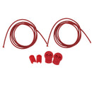 Reflective Locking Shoelaces Running Cycling Shoestring - Red