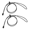 Reflective Locking Shoelaces Running Cycling Shoestring - Black