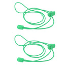 Elastic Lock Shoelaces for Running Jogging Sports - Green