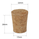 10pcs Tapered Corks Stoppers DIY Craft Art Model Building 22mm x 17mm x 26mm
