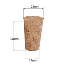 10pcs Tapered Corks Stoppers DIY Craft Art Model Building 22mm x 17mmx 32mm