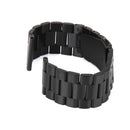 24mm Stainless Steel Watch Band Replacement For 42mm Apple Watch Black