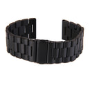 24mm Stainless Steel Watch Band Replacement For 42mm Apple Watch Black