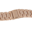 22mm Stainless Steel Watch Band Replacement For 38mm Apple Watch Rose Gold