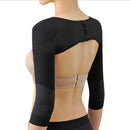 Shoulder Arm Slimming Shaper Long Sleeves Shapewear - Black L