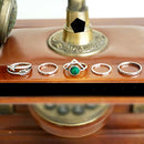 Set Of 5PCS Bohemian Style Midi Finger Ring US 3-6 Silver