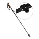 Black Trekking Walking Hiking Sticks Poles Alpenstock Adjustable - Short