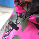 Waterproof Raincoat for Hunting Camping - Camouflage Red