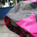 Waterproof Raincoat for Hunting Camping - Camouflage Red