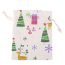 10x Linen Jute Sack Jewelry Pouch Drawstring Gift Bags Xmas Wedding Favour Christmas