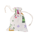 10x Linen Jute Sack Jewelry Pouch Drawstring Gift Bags Xmas Wedding Favour Christmas
