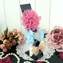 Black Acrylic Hair Clip Jewelry Hairpin Barrette Display Stand Holder