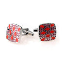 Fashion Copper Plating Wave Enamel Cufflinks Cuff Links Wedding Favor Gift