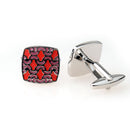 Fashion Copper Plating Wave Enamel Cufflinks Cuff Links Wedding Favor Gift