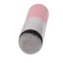 Makeup Cosmetic Face Powder Blush Brush Foundation Tool - Pink Silver