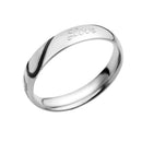 Mens Stainless Steel Real Love Heart Couples Wedding Ring - US size 7