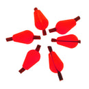 6Pcs Float Foam Strike Indicator for Fly Fishing - Red