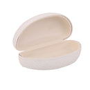 Portable Shell Eye Glasses Sunglasses Hard Case Box Storage Protector - White