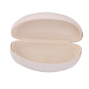 Portable Shell Eye Glasses Sunglasses Hard Case Box Storage Protector - White