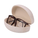 Portable Shell Eye Glasses Sunglasses Hard Case Box Storage Protector - White