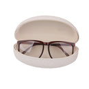 Portable Shell Eye Glasses Sunglasses Hard Case Box Storage Protector - White