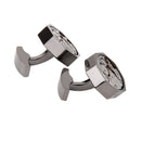 Mens Shirt Cufflinks Business Suit Round Watch Movement Cuff Links Wedding