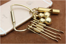 Novelty Gourd Shape Pendant Keychain DIY