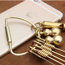 Novelty Gourd Shape Pendant Keychain DIY