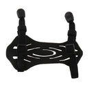 Lightweight Easy Carry Durable Archery Professionals Players Rubber Arm Guard Safety Protection Gear With 2 Straps Black