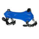 Lightweight Easy Carry Durable Archery Professionals Players Rubber Arm Guard Safety Protection Gear With 2 Straps - Blue