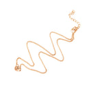 Love Heart Pendant Necklace Present Gift Jewelry - Gold