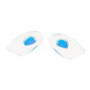 1 Pair Women Gel Shoe Pads Cushion Inserts Insoles Heel Pain Pads