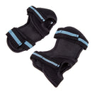 6pcs Skating Roller Elbow Knee Wrist Gear Guard Black Blue Size S