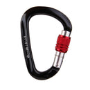 28KN Outdoor Mountaineering Rock Climbing Safety Locking Carabiner Equipment