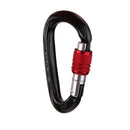 28KN Outdoor Mountaineering Rock Climbing Safety Locking Carabiner Equipment