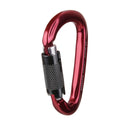 Self Locking Mountaineering Rock Climbing Aluminum Carabiner 28KN