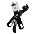 Rappel Climbing Stop Descender for 8mm-12mm Rope - Black