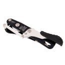 Rappel Climbing Stop Descender for 8mm-12mm Rope - Black