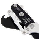 Rappel Climbing Stop Descender for 8mm-12mm Rope - Black