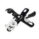 Rappel Climbing Stop Descender for 8mm-12mm Rope - Black
