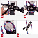 Rappel Climbing Stop Descender for 8mm-12mm Rope - Black
