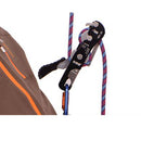 Rappel Climbing Stop Descender for 8mm-12mm Rope - Black