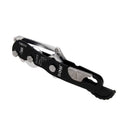 Rappel Climbing Stop Descender for 8mm-12mm Rope - Black