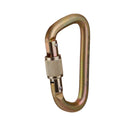40KN D Carabiner Screw Locking for Rock Climbing Moutaineering