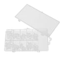 100pcs Flower Design Artificial Half Nail Tips - White