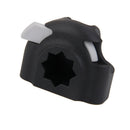 Plastic Kayak Boat Fishing Rod Holder Semicircular Mount - Black
