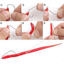 100x Silicone Earthworm Fish Lure Worm Fishing Crankbaits Hooks Baits Tackle