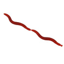 100x Silicone Earthworm Fish Lure Worm Fishing Crankbaits Hooks Baits Tackle