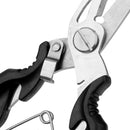 Multi-use Fishing Plier Scissor Braid Line Cutter Hook Remover Lures Tackle